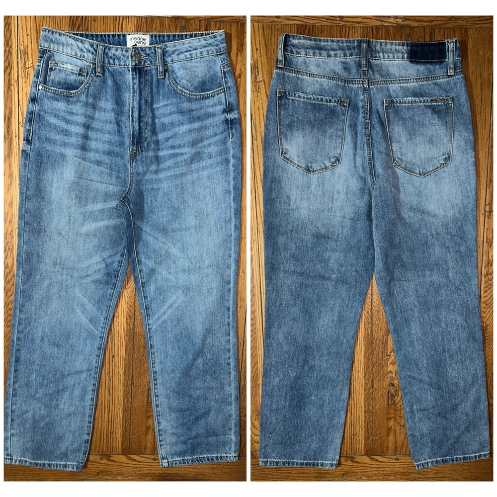 Women’s Insane Gene High Rise Light Wash Jeans! Size 11.